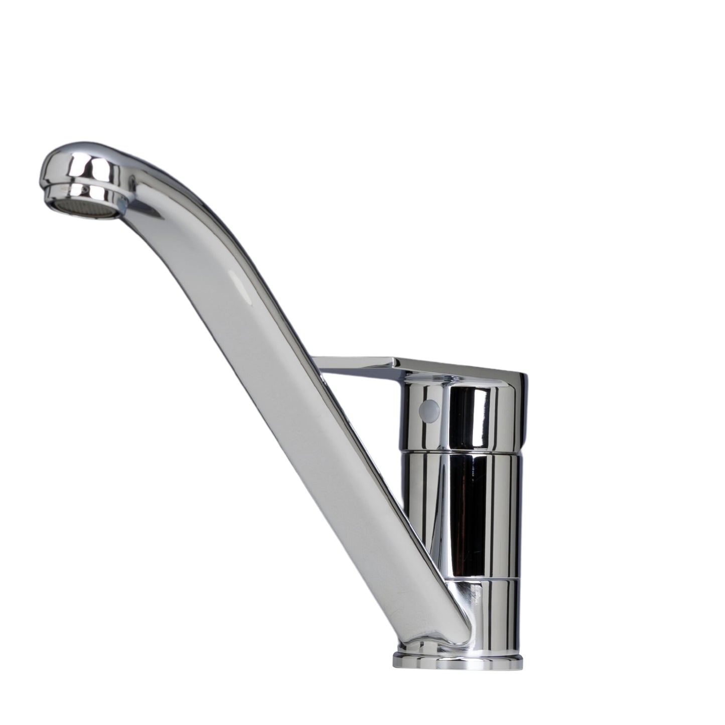 JAQUAR LYRIC Series Table Mounted Swinging Spout HOT and COLD SINK MIXER (Chrome) | TOP LEVER, Brass Body Water Tap/Faucet/Cock for Bathroom/Kitchen Wash Basin | LYR-CHR-38173B